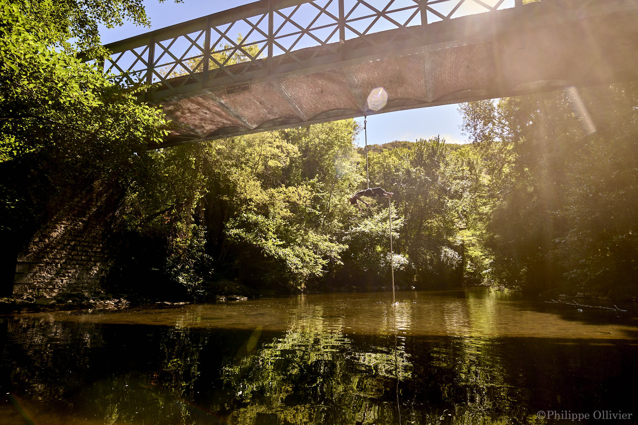 Sous le Pont Hélène Bou/ Pont sur le Célé ©Philippe Ollivier